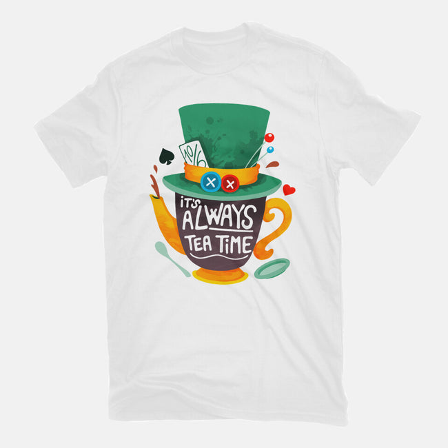 Always Tea Time-womens fitted tee-Vallina84