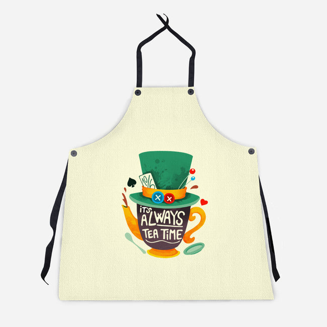 Always Tea Time-unisex kitchen apron-Vallina84