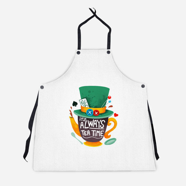 Always Tea Time-unisex kitchen apron-Vallina84