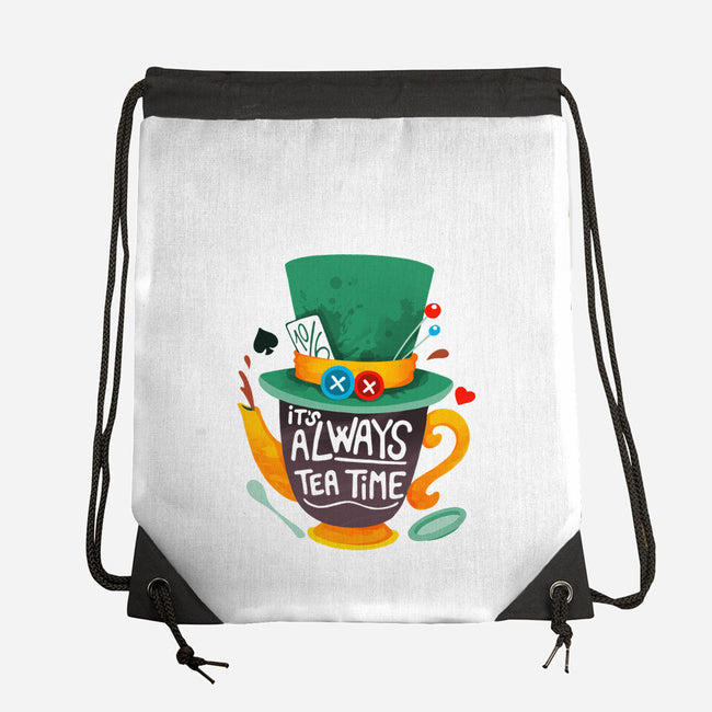 Always Tea Time-none drawstring bag-Vallina84