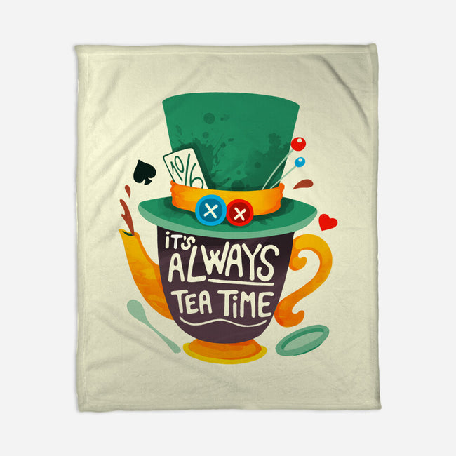 Always Tea Time-none fleece blanket-Vallina84