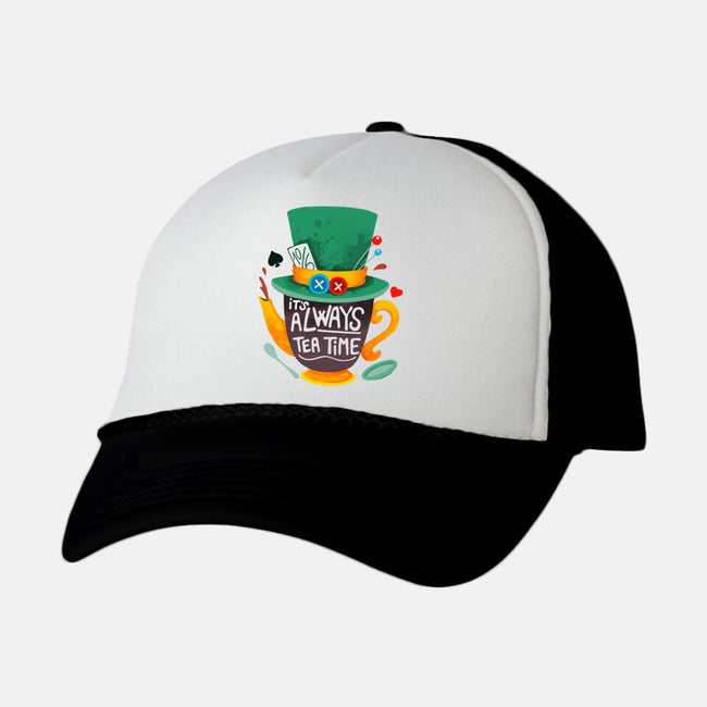 Always Tea Time-unisex trucker hat-Vallina84
