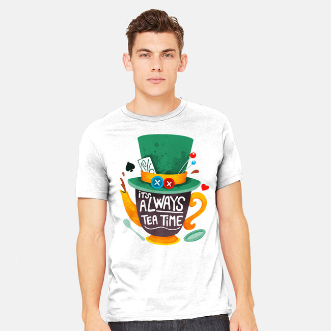 Always Tea Time-mens heavyweight tee-Vallina84