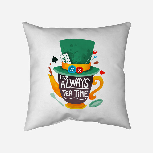 Always Tea Time-none removable cover w insert throw pillow-Vallina84