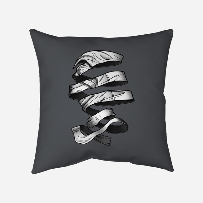 Unravelling Moon-none removable cover w insert throw pillow-drbutler