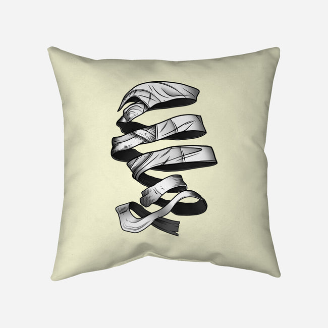 Unravelling Moon-none removable cover w insert throw pillow-drbutler