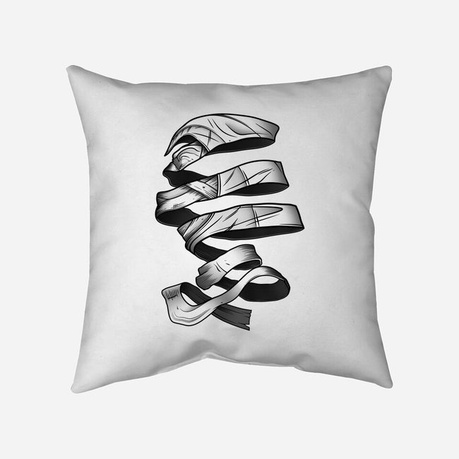 Unravelling Moon-none removable cover w insert throw pillow-drbutler