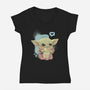 I Love Boba Tea-womens v-neck tee-ricolaa