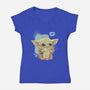 I Love Boba Tea-womens v-neck tee-ricolaa