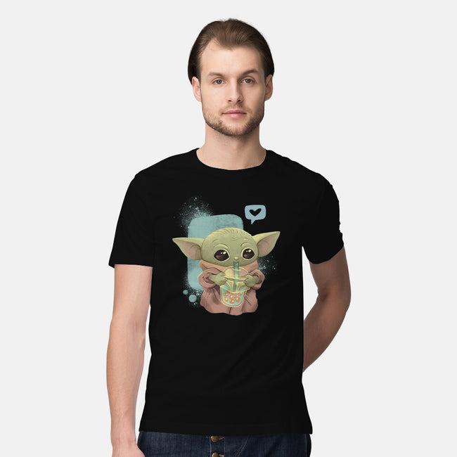 I Love Boba Tea-mens premium tee-ricolaa