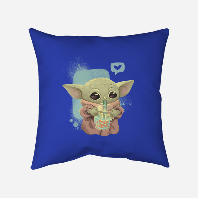 I Love Boba Tea-none removable cover w insert throw pillow-ricolaa