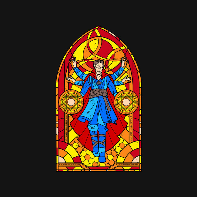 Stained Glass Sorcerer-none outdoor rug-daobiwan