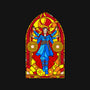 Stained Glass Sorcerer-womens fitted tee-daobiwan