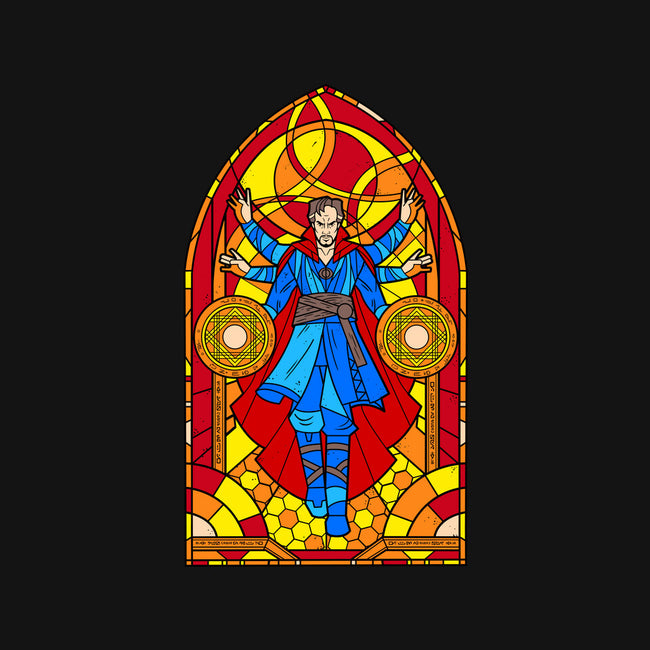 Stained Glass Sorcerer-none beach towel-daobiwan