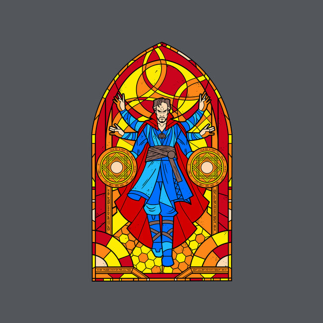 Stained Glass Sorcerer-unisex kitchen apron-daobiwan