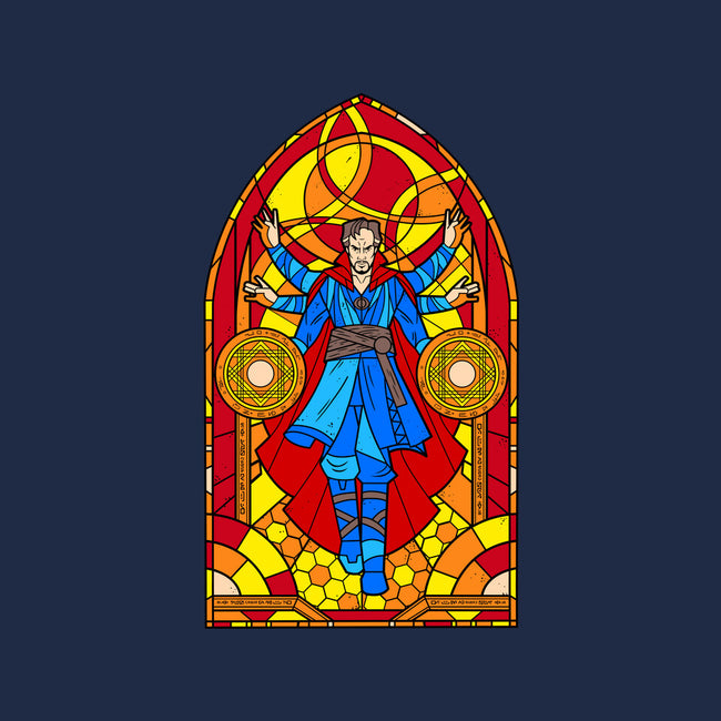 Stained Glass Sorcerer-womens fitted tee-daobiwan