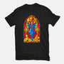 Stained Glass Sorcerer-unisex basic tee-daobiwan