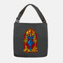 Stained Glass Sorcerer-none adjustable tote bag-daobiwan