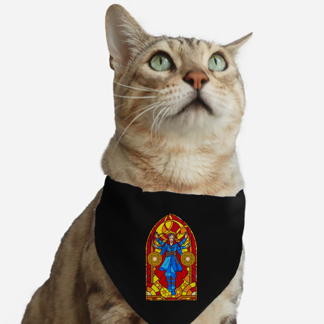 Stained Glass Sorcerer-cat adjustable pet collar-daobiwan