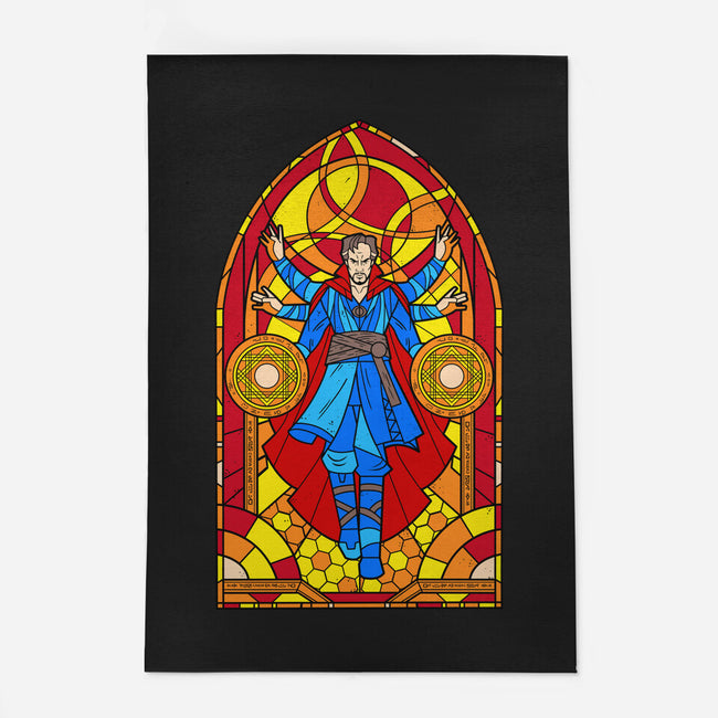 Stained Glass Sorcerer-none outdoor rug-daobiwan
