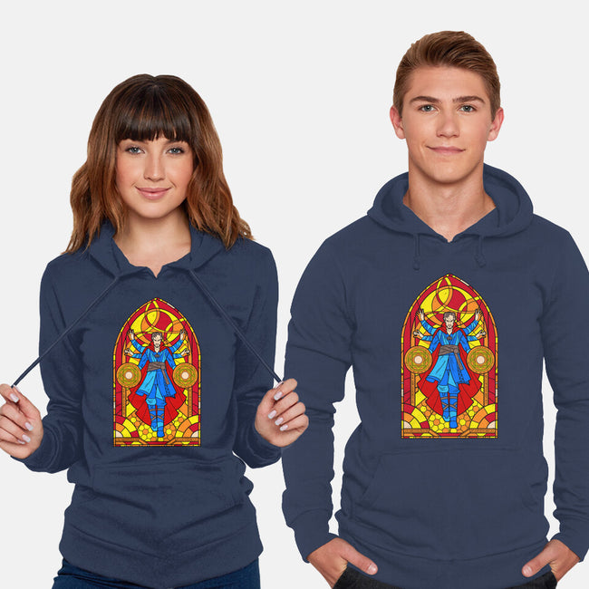 Stained Glass Sorcerer-unisex pullover sweatshirt-daobiwan