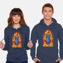 Stained Glass Sorcerer-unisex pullover sweatshirt-daobiwan