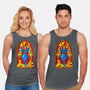 Stained Glass Sorcerer-unisex basic tank-daobiwan