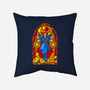 Stained Glass Sorcerer-none removable cover w insert throw pillow-daobiwan