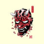 Darth Oni-none removable cover w insert throw pillow-DrMonekers