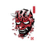 Darth Oni-none removable cover w insert throw pillow-DrMonekers