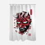 Darth Oni-none polyester shower curtain-DrMonekers