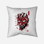 Darth Oni-none removable cover w insert throw pillow-DrMonekers