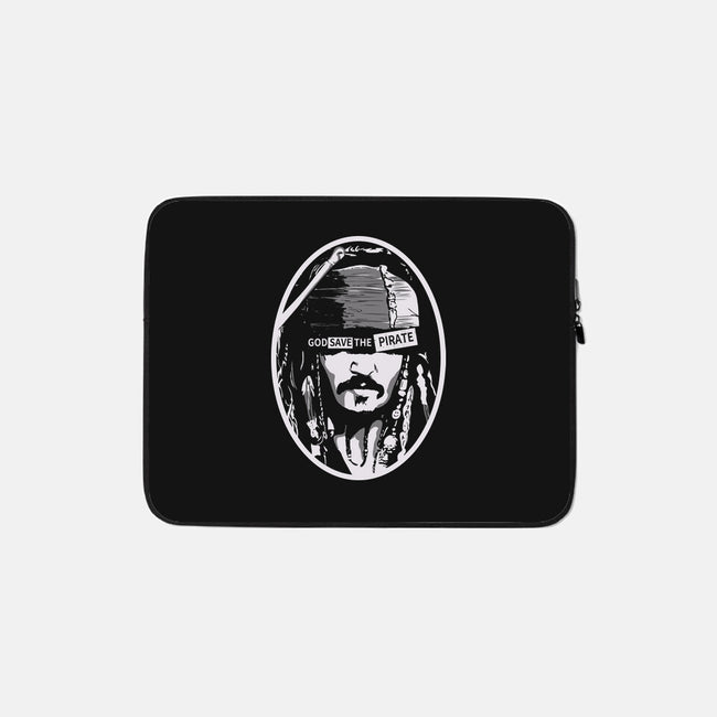 God Save The Pirate-none zippered laptop sleeve-Claudia