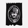 God Save The Pirate-none polyester shower curtain-Claudia