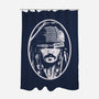 God Save The Pirate-none polyester shower curtain-Claudia