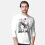 T-Rex In Japan-mens long sleeved tee-DrMonekers