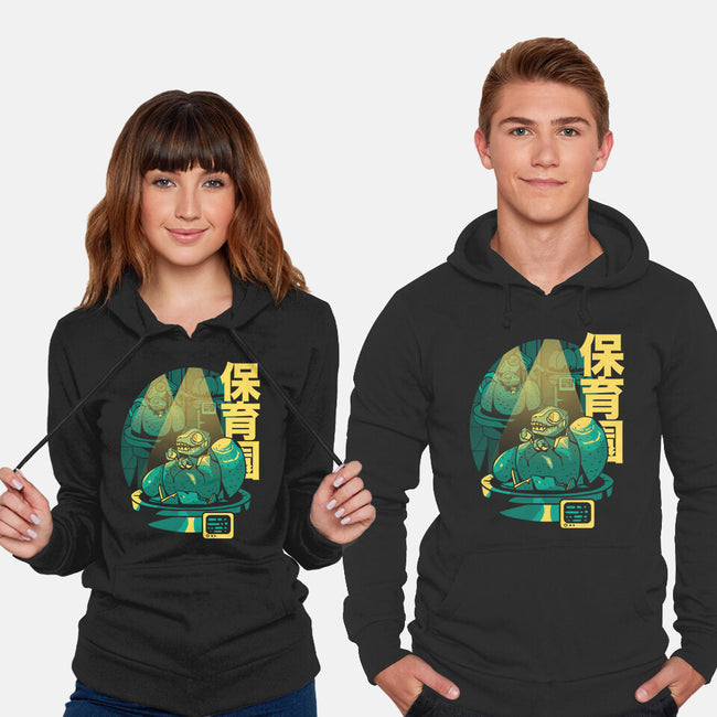 Velociraptor Nursery-unisex pullover sweatshirt-Sketchdemao