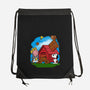Charlie And The Holy Grail-none drawstring bag-drbutler
