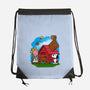 Charlie And The Holy Grail-none drawstring bag-drbutler