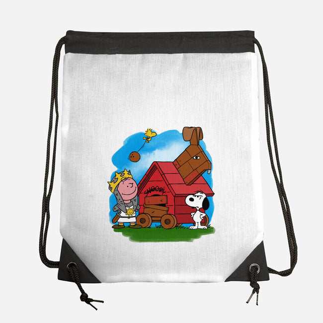 Charlie And The Holy Grail-none drawstring bag-drbutler