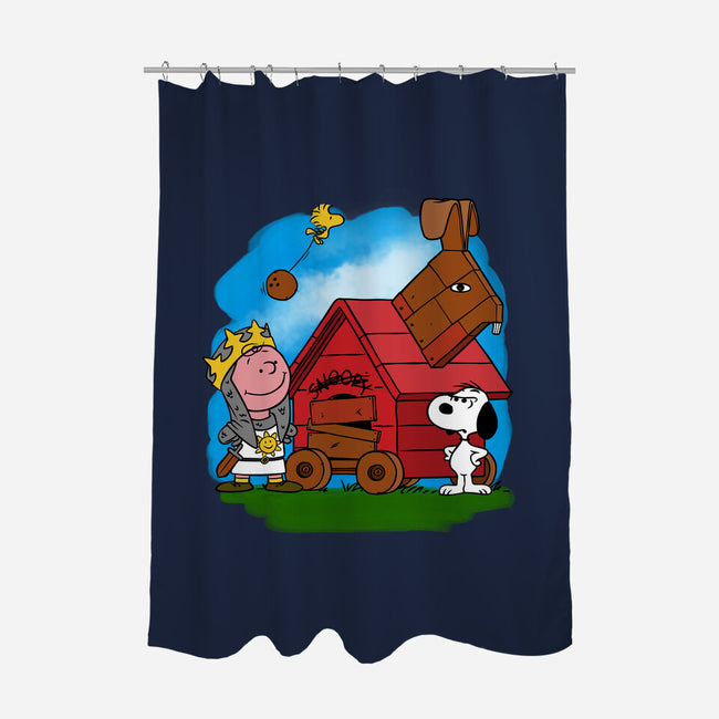 Charlie And The Holy Grail-none polyester shower curtain-drbutler