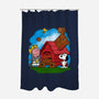 Charlie And The Holy Grail-none polyester shower curtain-drbutler