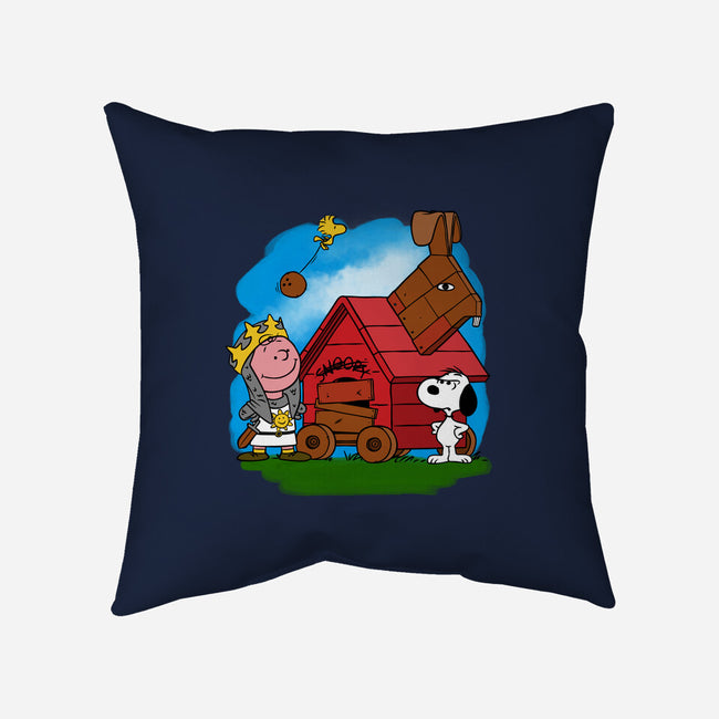 Charlie And The Holy Grail-none removable cover w insert throw pillow-drbutler