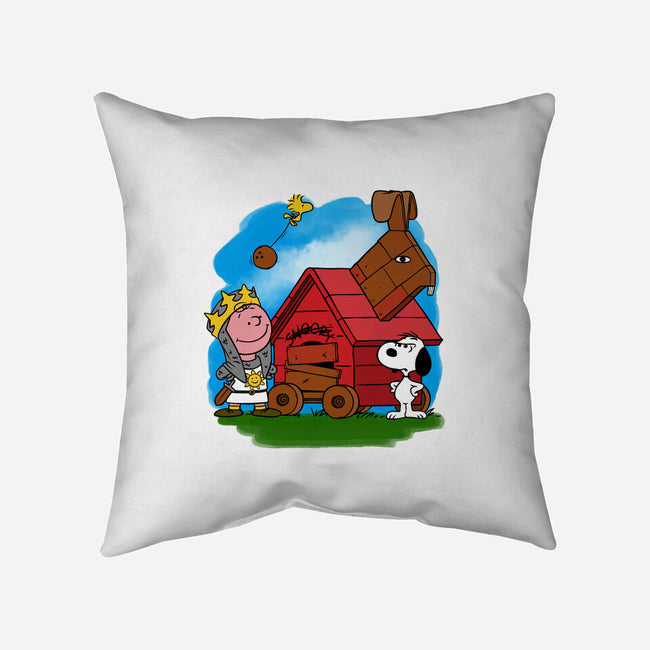 Charlie And The Holy Grail-none removable cover w insert throw pillow-drbutler