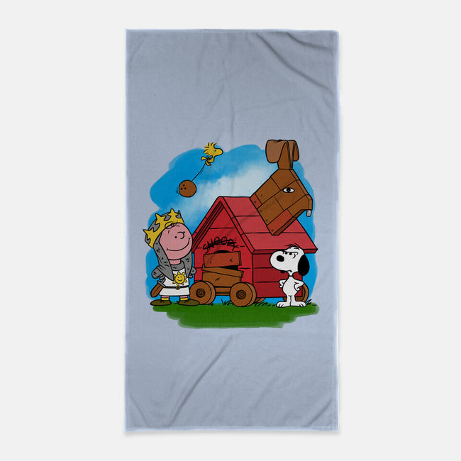 Charlie And The Holy Grail-none beach towel-drbutler