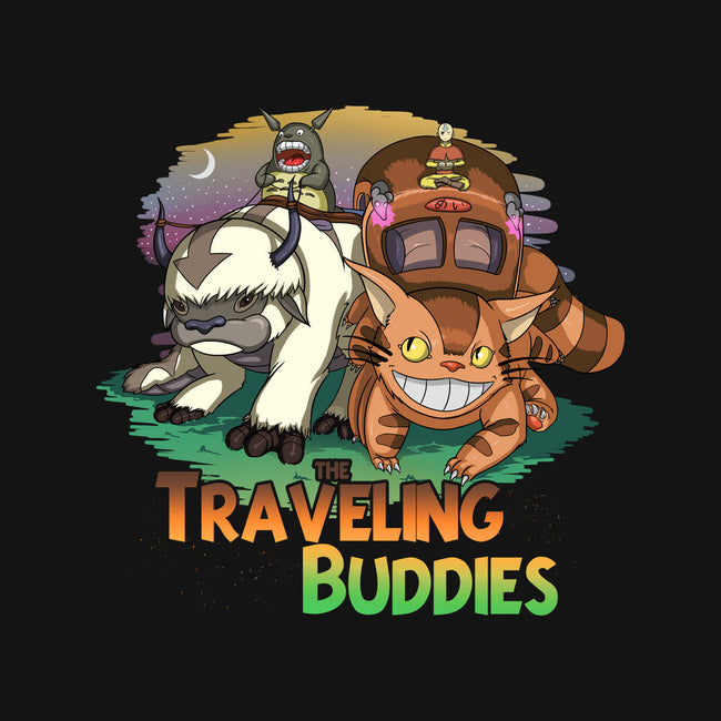 Traveling Buddies-none removable cover w insert throw pillow-meca artwork