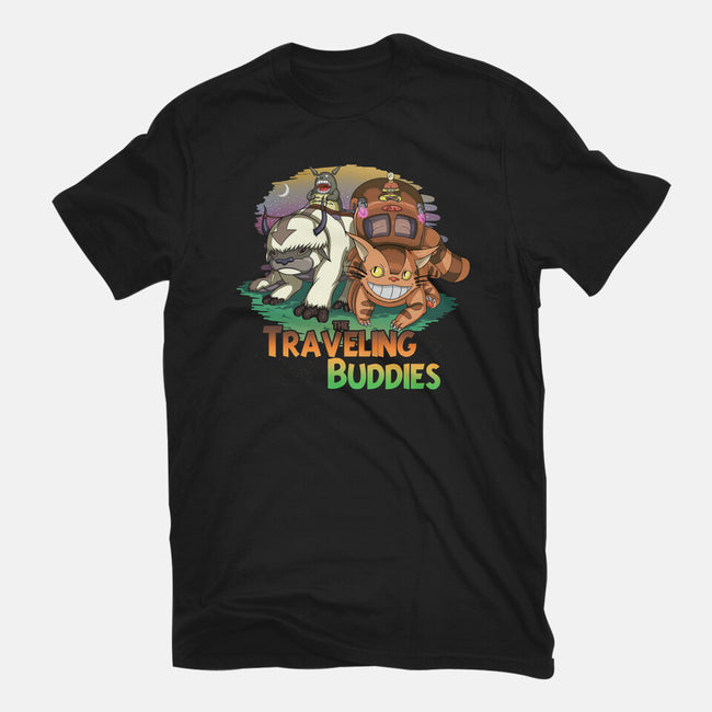 Traveling Buddies-unisex basic tee-meca artwork