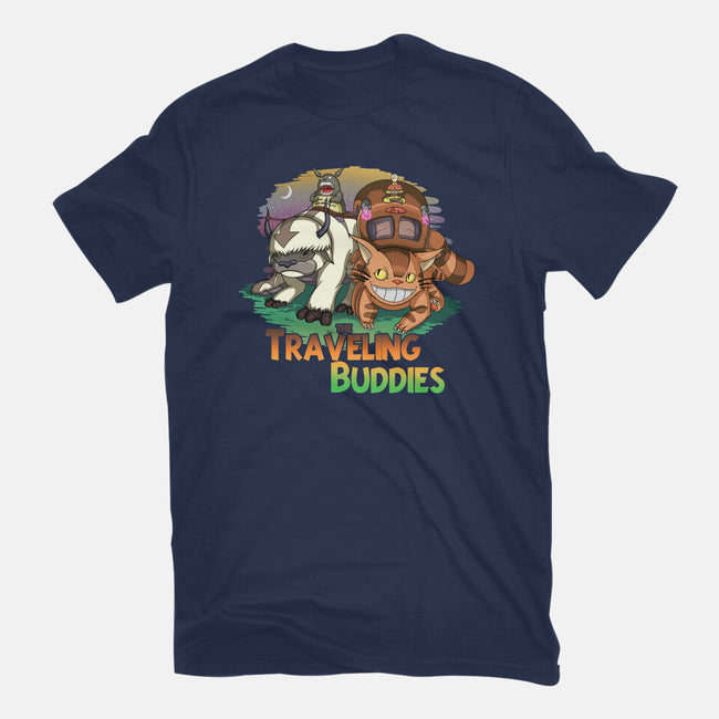 Traveling Buddies-unisex basic tee-meca artwork
