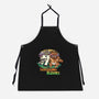 Traveling Buddies-unisex kitchen apron-meca artwork