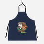 Traveling Buddies-unisex kitchen apron-meca artwork